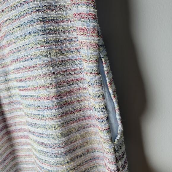 Akemi + Kin Sleeveless Cowl Neck Pocket Dress S Striped Knit Cozy Cottagecore - Picture 9 of 13